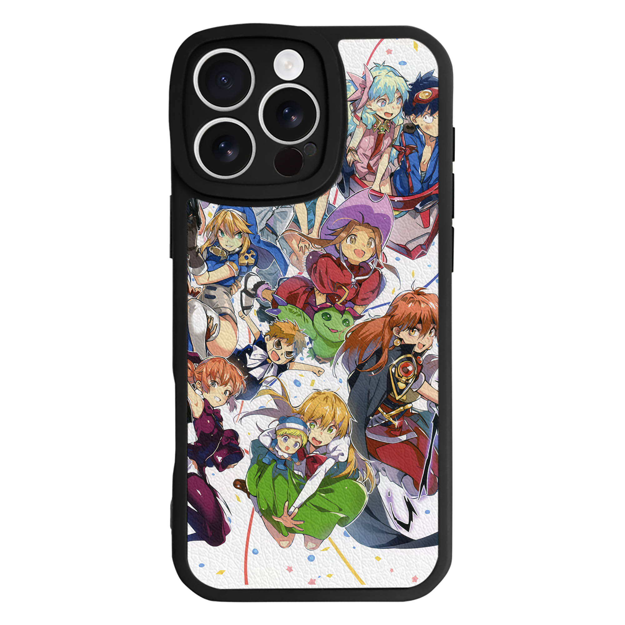 （画像用） Digimon デジタルモンスター/デジモン 【iPhone 16シリーズ対応】シリコンスマホケース（レザー調） 材質：シリコン